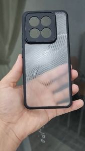 Ốp lưng Xiaomi 14T/ Xiaomi 14T Pro Xiaomi 14 Pro Xiaomi 15T/ 15T Pro Viền Dẻo TPU Đen CHỐNG SỐC Lưng CỨNG VẰN Mờ Chống Bám Vân Tay Có Gờ Bảo vệ camera