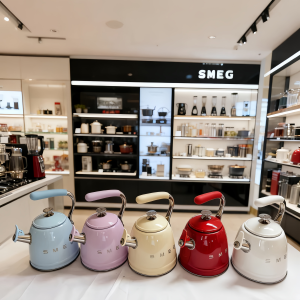SMEG Stovetop Whistling Kettle Electric Kettle Water Heater Hot Water Kettle Pot Cerek Pemanas Air