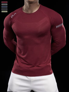 Bullying muscle | High Elastic Moisture Wicking Tight Fitness Top Long Sleeve