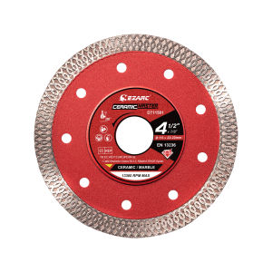 ใบเลื่อยเพชรบางเฉียบ EZARC 115 มม. (4.5 นิ้ว) สำหรับตัดกระเบื้องพอร์ซเลน เซรามิก หินแกรนิต หินอ่อน ได้อย่างเรียบเนียน ใช้กับเครื่องเจียร