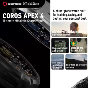 [Local Set] COROS APEX 4 GPS Watch | Authorized COROS Dealer | SG Local Set | 2-Year Warranty