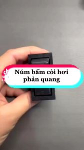 Công tắc ấn còi hình còi xanh phản quang to