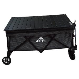 AREFFA | Foldable Camp Cart with Table Top