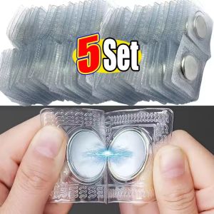 5Sets PVC Invisible Hidden Metal Magnetic Button Snap Magnet Fastener DIY Handbag Cloth Bag Overcoat Clasp Sewing Accessories