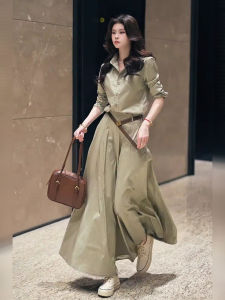 DANTING | Elegant Business Casual Korean Style Shirt Dress Set