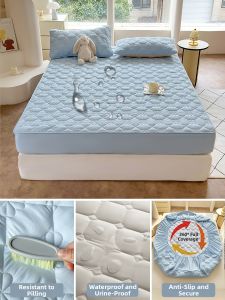 MENGWEIJUE | Waterproof Breathable Machine Washable Bed Protector