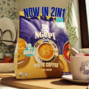 ZUS NGUPI® 2in1 Instant Coffee - White Coffee - 13 Sticks