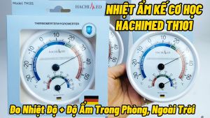 Nhiệt Ẩm Kế HACHIMED TH101 - Đo Nhiệt Độ + Độ Ẩm Trong Phòng Ngoài Trời Môi Trường