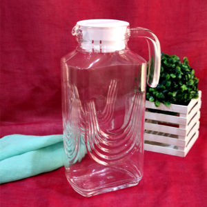 Omega Austen 1.8 Liter Clear Embossed Glass Pitcher