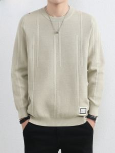 HENGYUANXIANG | Hengyuanxiang Mens Thickened Round Neck Knitted Sweater Autumn Winter Fashion Warm Inner Wear Turtleneck Premium Quality