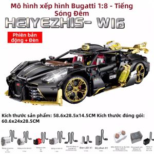 GULY | Xe Ô Tô Điện Điều Khiển Từ Xa Mô Hình Độ Khó Cao Màu Đen Bề Mặt Điện Phân Bộ Lắp Ráp