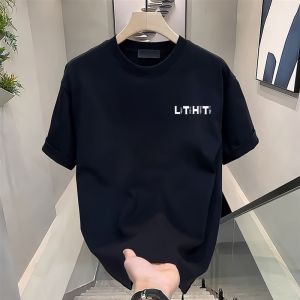 Áo Thun Cotton Nguyên Chất Chất Lượng Cao in Họa Tiết Đơn Giản Phong Cách Mỹ Thường Ngày Đa Năng Tay Ngắn Thoáng Khí Mùa Hè