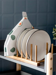 Giá Để Đồ Nhà Bếp Kiểu Nhật Bản Giá Để Đĩa Giá Để Bát Giá Để Nồi Giá Để Đĩa Giá Để Đồ Dùng Nhà Bếp Bằng Gỗ Không Cần Khoan