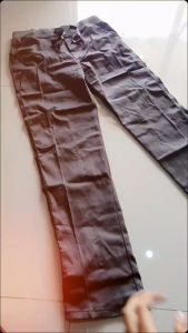 Celana Panjang Pinggang Karet Rib Premium Bahan Katun Twill Pria