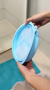 อ่างล้างหน้า ซิลิโคนพับได้ face ice bath ยกกระชับผิวหน้า ใช้สำหรับทำความสะอาดผิวหน้า