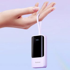 Yoobao LS10 Mini SCP 22.5W Fast Charge Digital Display Built-in Cable Power Bank 10000mah