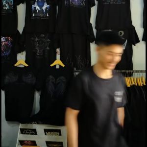 Kaos Aesthetic | Kaos Hologram Rainbow Good Luck Kaos menyala | Tshirt Pria Wanita Kaos Kata-Kata Kaos Combed 24s