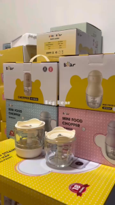 Máy Xay Ăn Dặm Bear 0.3L Máy Xay Thực Phẩn Cho Bé Ăn Dặm Cối Thủy Tinh Máy Xay Cháo Mini Máy Xay Thịt Ăn Dặm CH-4H02S