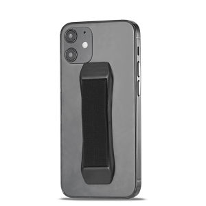 สายคล้องมือกันลื่นสำหรับโทรศัพท์มือถืออุปกรณ์ป้องกันการตกหน้าจอใหญ่สายรัดยางยืดแบบถักติดหัวเข็มขัดนิ้วมืออเนกประสงค์ใช้ได้ทั้งชายและหญิง