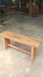 ม้านั่งสนาม ม้านั่งยาว ม้านั่งไม้ เก้าอี้ไม้ เก้าอี้ยาว ม้านั่งกลางแจ้ง เก้าอี้สนาม Bench Chair Wood ไม้แผ่นเดียว