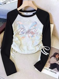 Girls Long Sleeve Cotton T-Shirt Casual Base Layer Spring Autumn Kids Pure Cotton Top for 5-14 Years Old Children