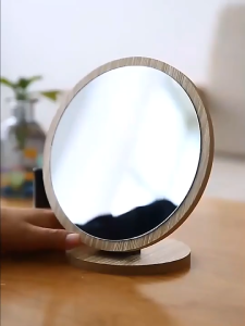 Encora Cermin Solek Make Up Mirror Portable Make Up Mirror Desk Mirror Cermin Meja Cermin Putar Minimalis