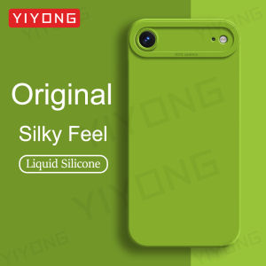 For iPhone Air 17 16 16e 15 14 13 12 Pro Max YIYONG Silky Liquid Silicone Soft Cover For iPhone16 Plus iPhone13 Mini Phone Case