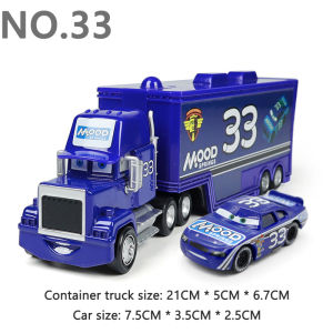 Takara Tomy | Cars Toy Hauler Jackson Storm Cruz Ramires Daniel Swervezs Hauler Gale Beaufort Cardrey Wong Alloy Diecast Toy Truck