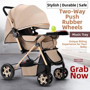 Convertible Lightweight High-View Stroller