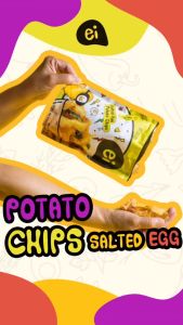 Camilan Makanan Ringan: Snack Ei Salted Egg, Potato Chips & Wonton Chips