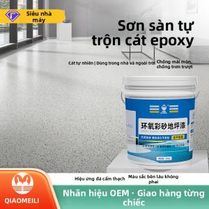 BONINGYU | Sơn Epoxy Terrazzo Giả Vân Đá Cẩm Thạch Chống Trượt Bền và Tự Cân Bằng