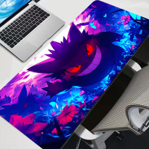 Bandai | Large Mouse Pad Pc Speed Pokemon Pikachu Gengar For e-sports Players 800x300 Laptop Computer Keyboard Desk Mat Xxl Mousepad