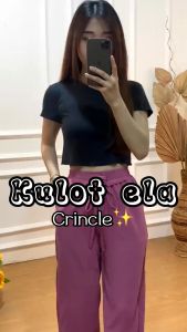 AQILA - Ella Kulot Wanita Crincle Airflow Premium - Kulot Wanita Model Tali