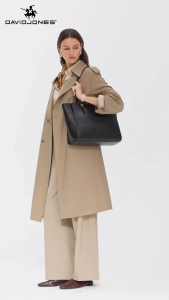 David Jones ปารีส Sophie 2025/2026ผู้หญิงนิ่มสำหรับผู้หญิงฤดูใบไม้ร่วงฤดูหนาวหนัง PU กระเป๋ากระเป๋าสะพายบ่ากระเป๋าโททอ่อนนุ่ม