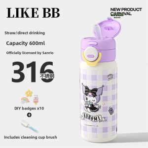 LIKE BB | Pretty Dual-Use Large Capacity Water Bottle