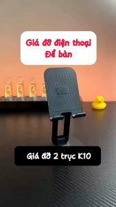 Giá Đỡ Điện Thoại Xoay 360 Độ - Kệ Để Điện Thoại Máy Tính Bảng Xem Phim Livestream Gấp Gọn Để Bàn Tiện Lợi - Kệ Đỡ Điện Thoại Đế Kim Loại Chắc Chắn Chống Trượt