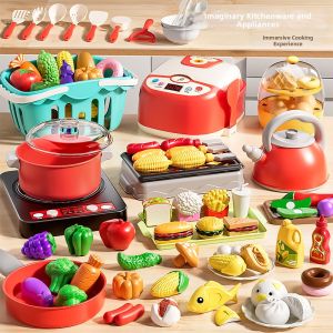WANJUTEGONGDUI | Simulation Cooking Set for Roleplay Toys Kitchen