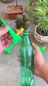 Vòi Tưới Cây Nhỏ Giọt Tự Động Chảy Tùy Chỉnh - Lắp Vừa Nhiều Mẫu Chai Trên Thị Trường ( Lavie Coca 0 Độ...)