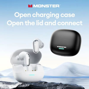 Monster MQT52 Wireless Headphones Bluetooth 5.4 HIFI Stereo Earphones Talking Noise Canceling Music Gaming Headset with Mic