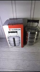 Rantang Stainless 3 Susun Diameter 14cm SUBRON