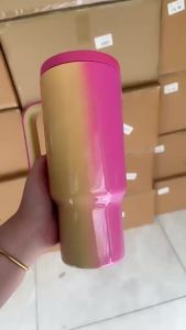 XMSJ | 40oz Thermal Water Bottle Keep Cold and Hot Stainless Steel Travel Mug Vacuum Flasks Tumbler with Lid and Straw Thermos Bottle
