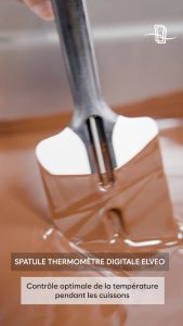 (Pre-Order) ELVEO ไม้พายซิลิโคนพร้อมเทอร์โมมิเตอร์ดิจิทัล ขนาด 38.5 ซม. - MATFER BOURGEAT