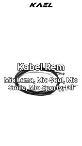 Kabel Rem  Mio Smile & Mio Soul & Mio Lama & Mio Sporty & Fino Karburator Karbu Tali Kawat Belakang Kanan