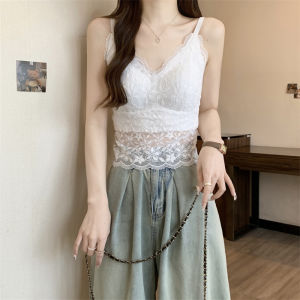 Fashion Elegant Plus Size Lace Camisole with Padding