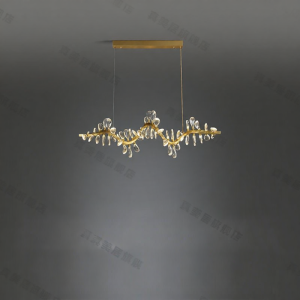 ZHENMEIJU | Copper French Luxe Crystal Chandelier