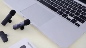 Mic Wireless HP Lavalier Microphone Portable untuk Rekaman Audio & Vlog