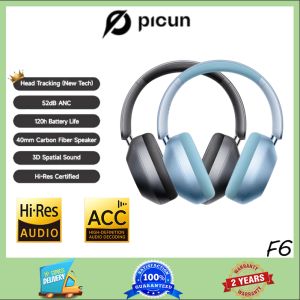 Picun-F6หูฟังไร้สายไม่มีเสียงรบกวนออกฤทธิ์อุปกรณ์ติดตามส่วนหัว3D เสียงความละเอียดสูง Application Control บลูทูธไฮไฟ40มม.