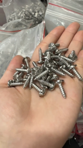 (V2 Thái) Ốc 4li16 xoắn Salaya inox 304  4li xoắn gắn áo Honda tay ga Vario Ab Vision SH