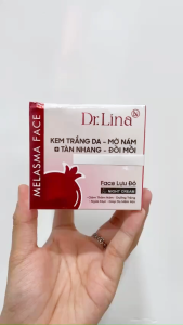Kem Dưỡng Trắng Dr.Lina Lựu Đỏ Đêm 25g - Kem Face Trắng Da Mờ Thâm Nám Giúp Da Mềm Mịn [Chính Hãng]