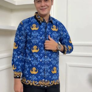 Seragam Korpri Kerah Hitam Lapis Furing & Batik Korpri Wanita